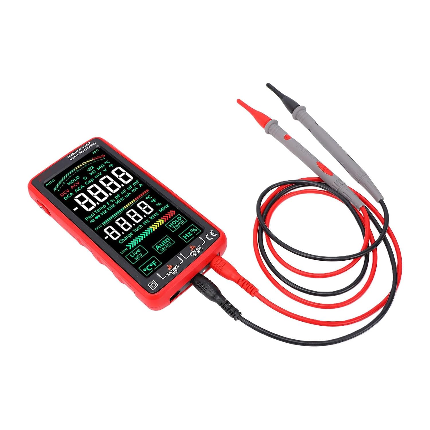 Intelligentes Digitales Multimeter, Touchscreen-tester