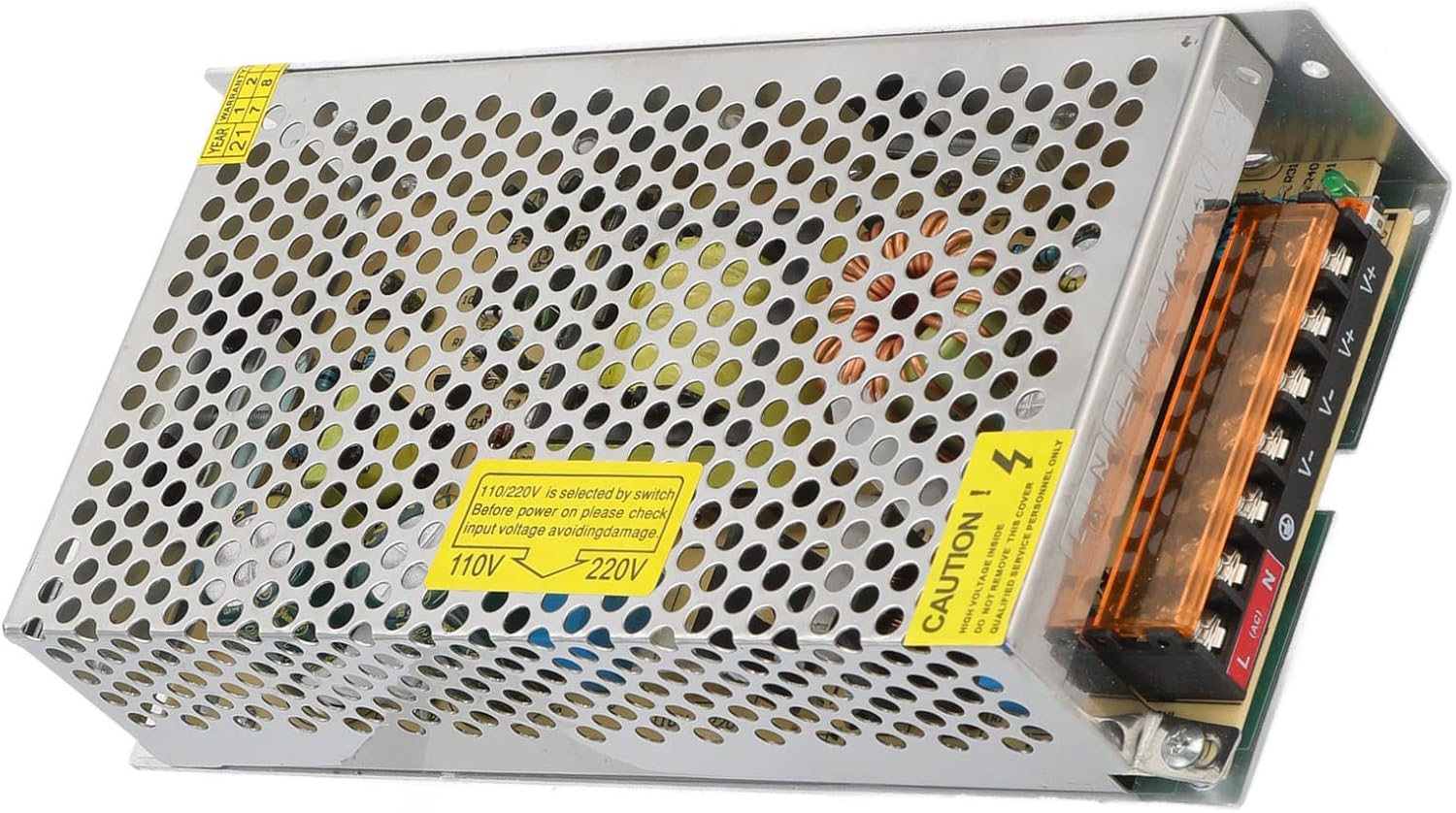 220-v-gleichstromadapter Aus Aluminiumlegierung, Stabiler Transformator Für Led-leuchten, Radios, Computer, Innenbereich, Kompaktes Design