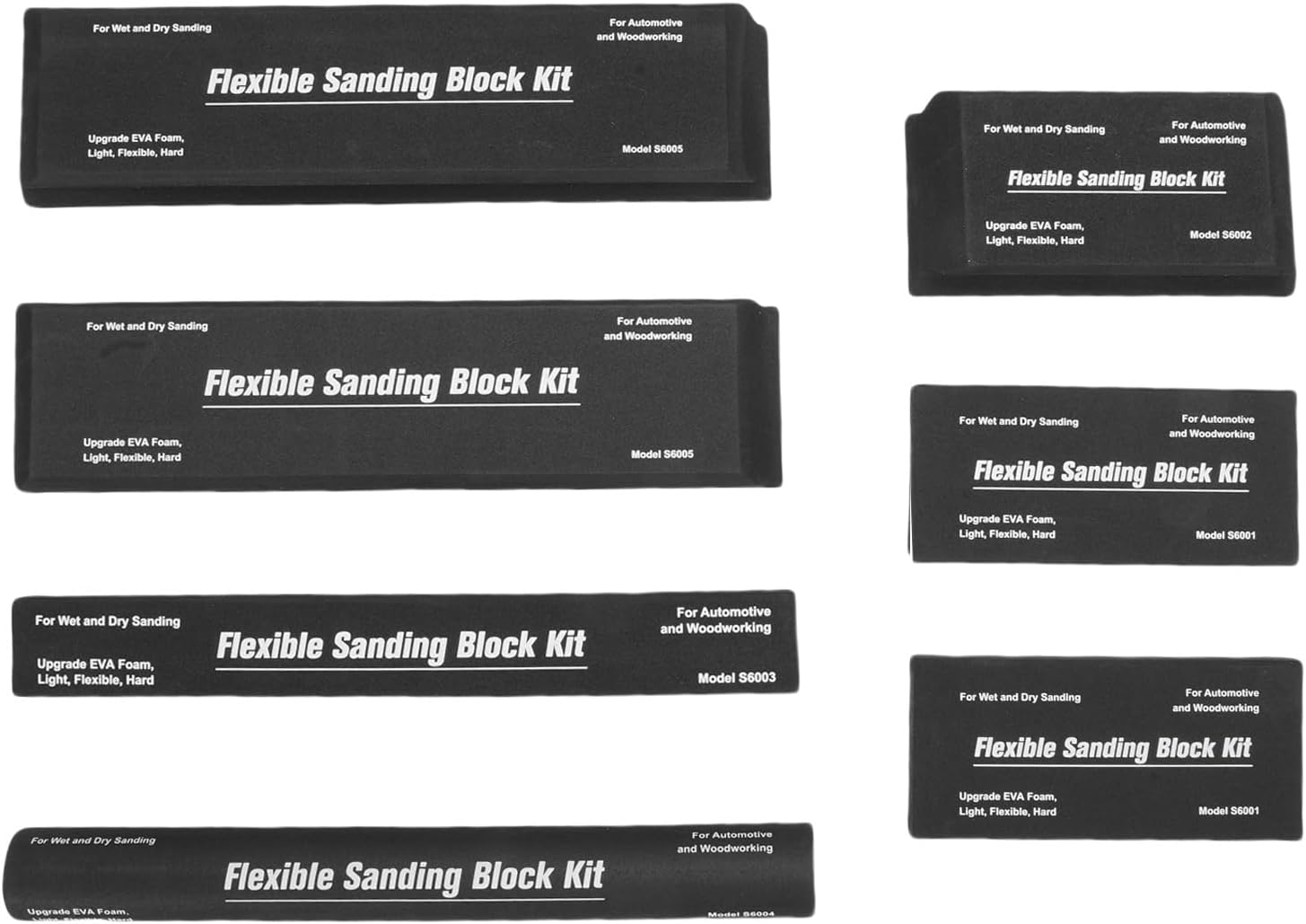 Flexibler Eva-schleifklotz, 7-teiliges Set