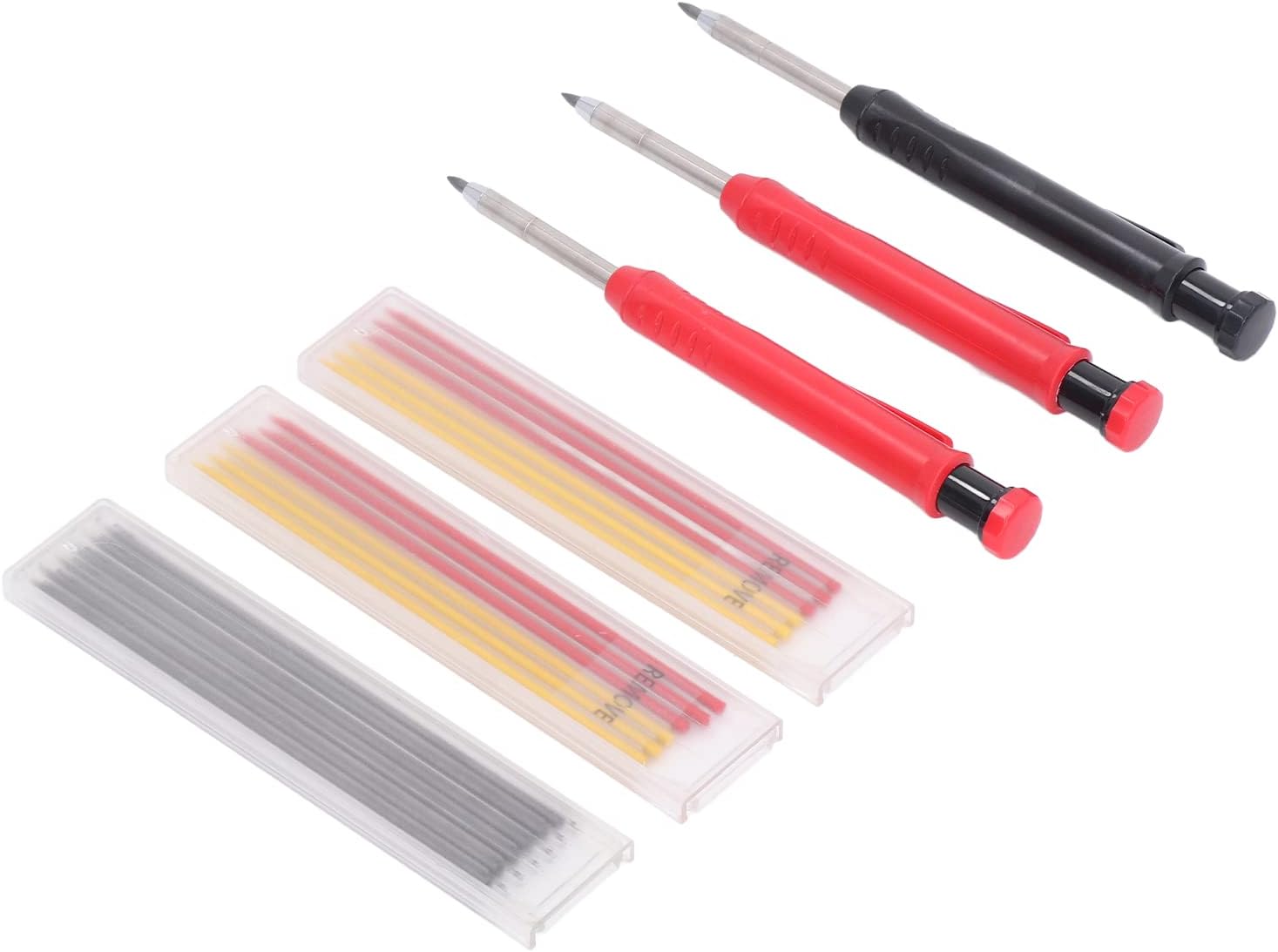 Zimmermannsbleistift-set Mit 2,8 Mm Verlängerter Spitze, Marker