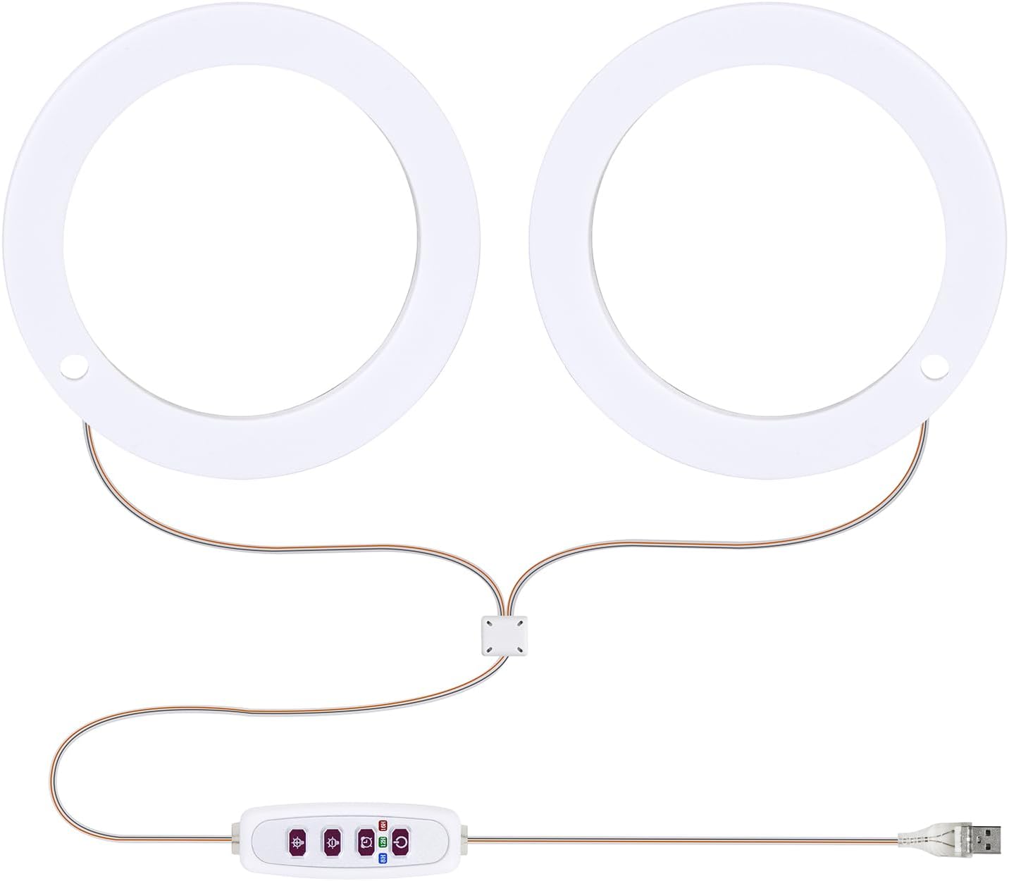 Voll-led-pflanzenlampe Mit Usb-ring