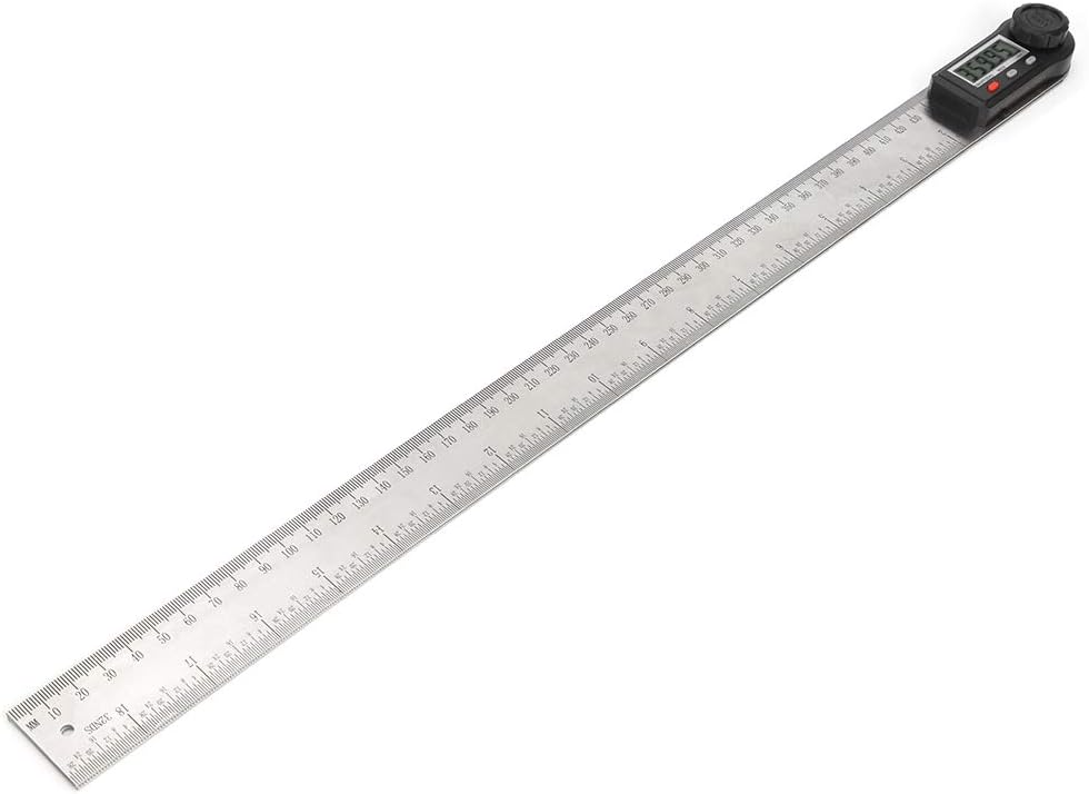 2-in-1 0-360° Digitaler Winkelmesser Aus Edelstahl Mit Schraube