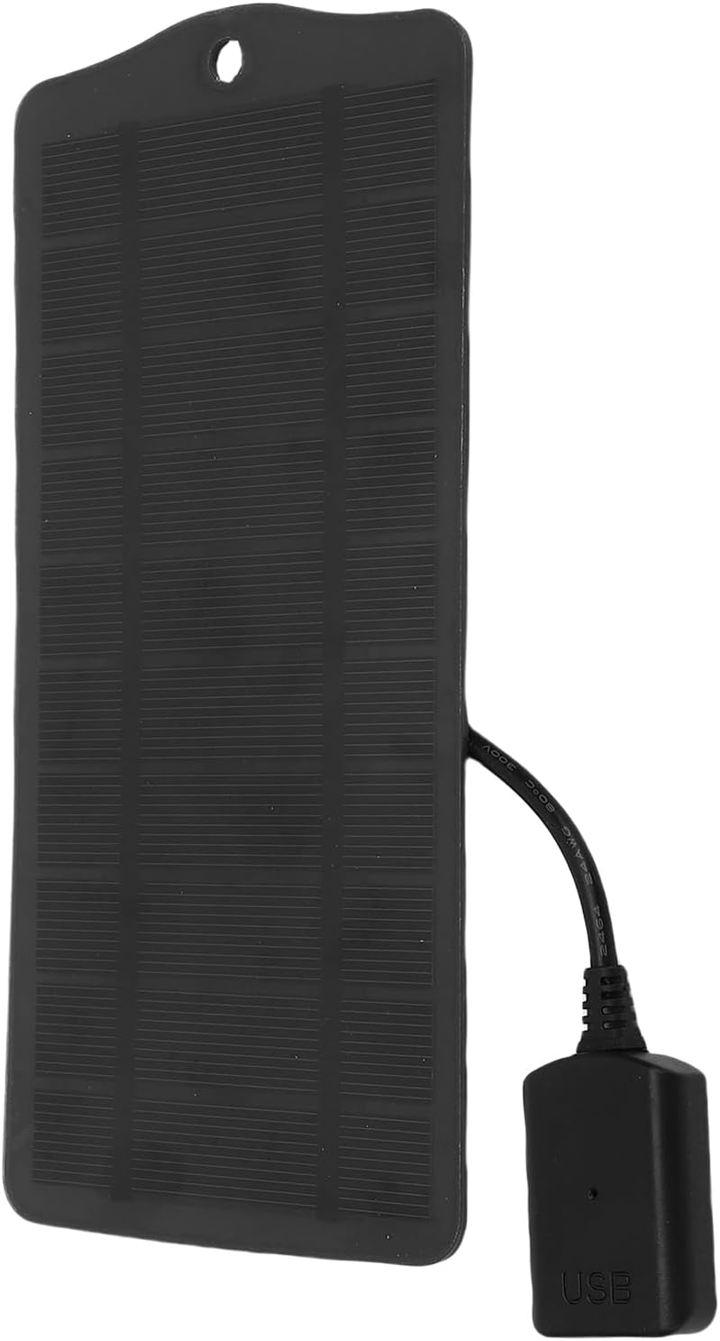 5w Tragbares Monokristallines Solarpanel (schwarz)