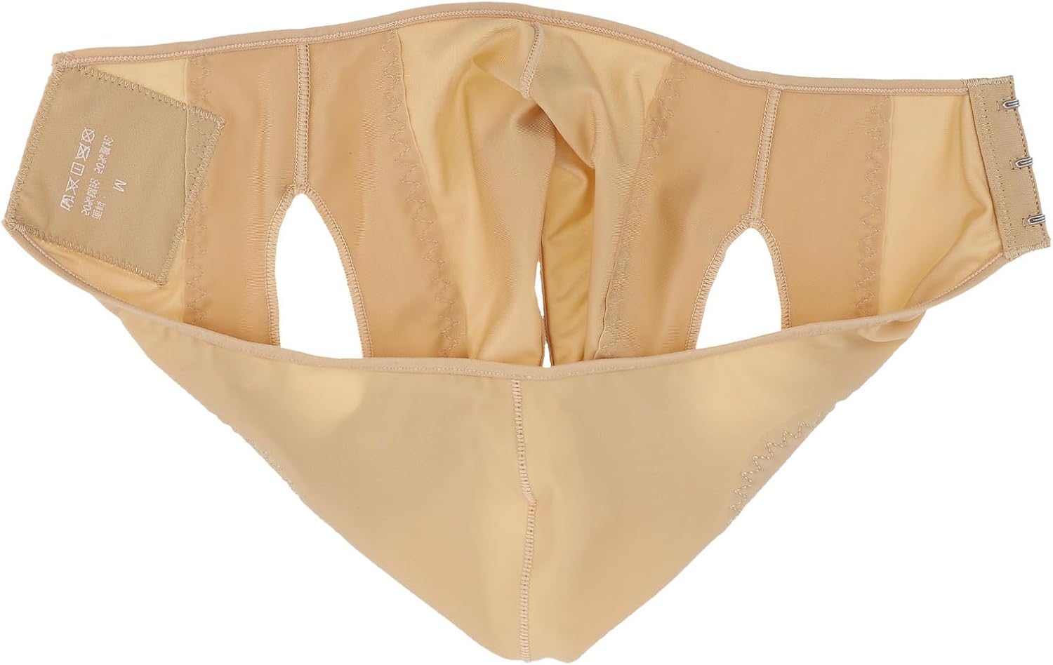 Dünne, V-förmige Gesichtsmaske Aus Beigefarbener Eisseide – Komfortable Und Weiche Lifting-gesichtsmaske Für Damen
