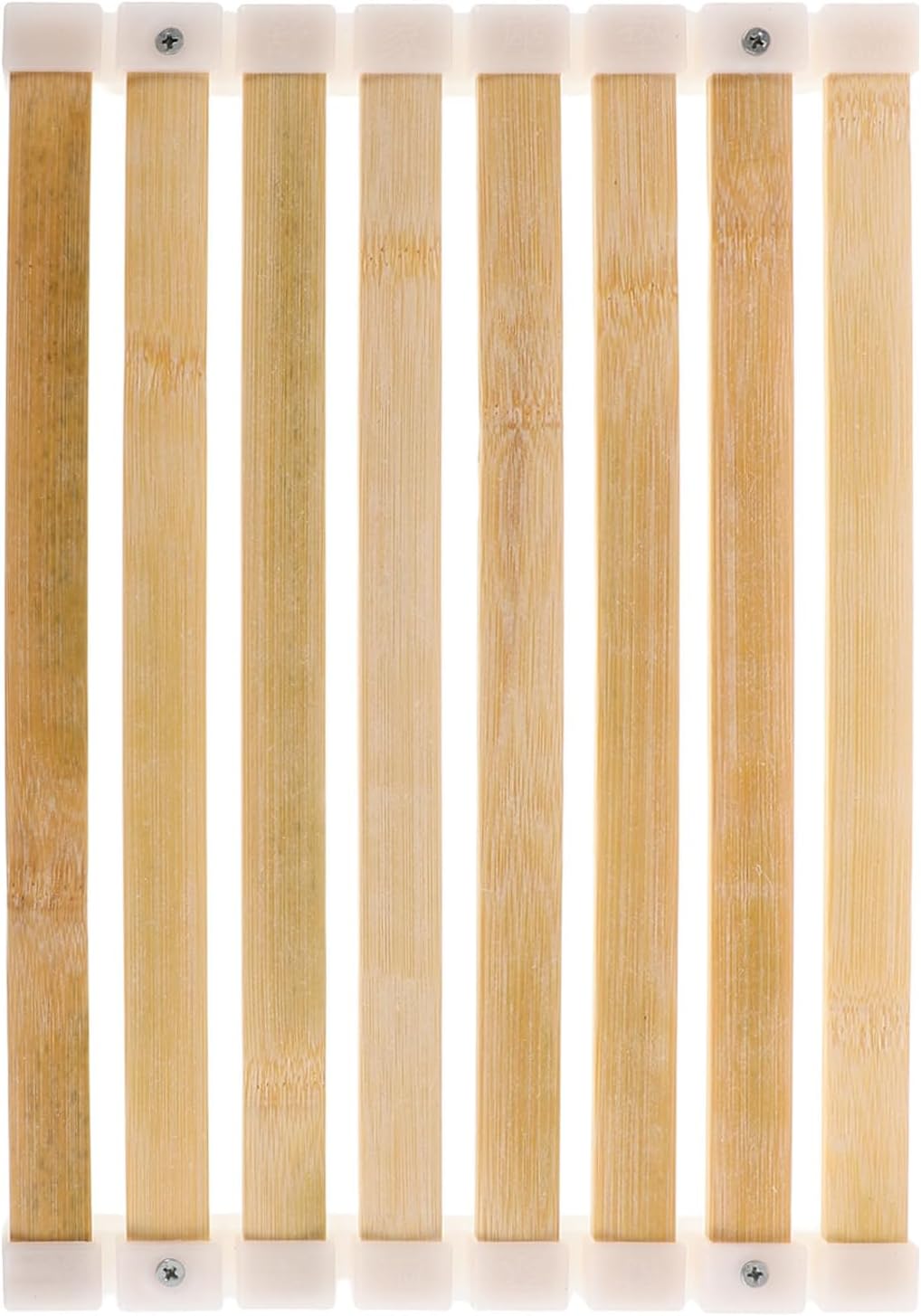 Beige Geflochtene Bambus-badematte, Hitzebeständig, Komfortabel Und Rutschfest, Für Sauna, Badezimmer Und Außenbereich