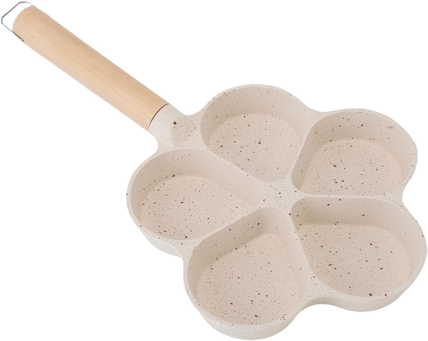 Eierpfanne Für 5 Tassen, Omelettpfanne, Antihaftbeschichtet, In Blumenform, Ideal Für Eier, Pfannkuchen, Hamburger Und Mehr