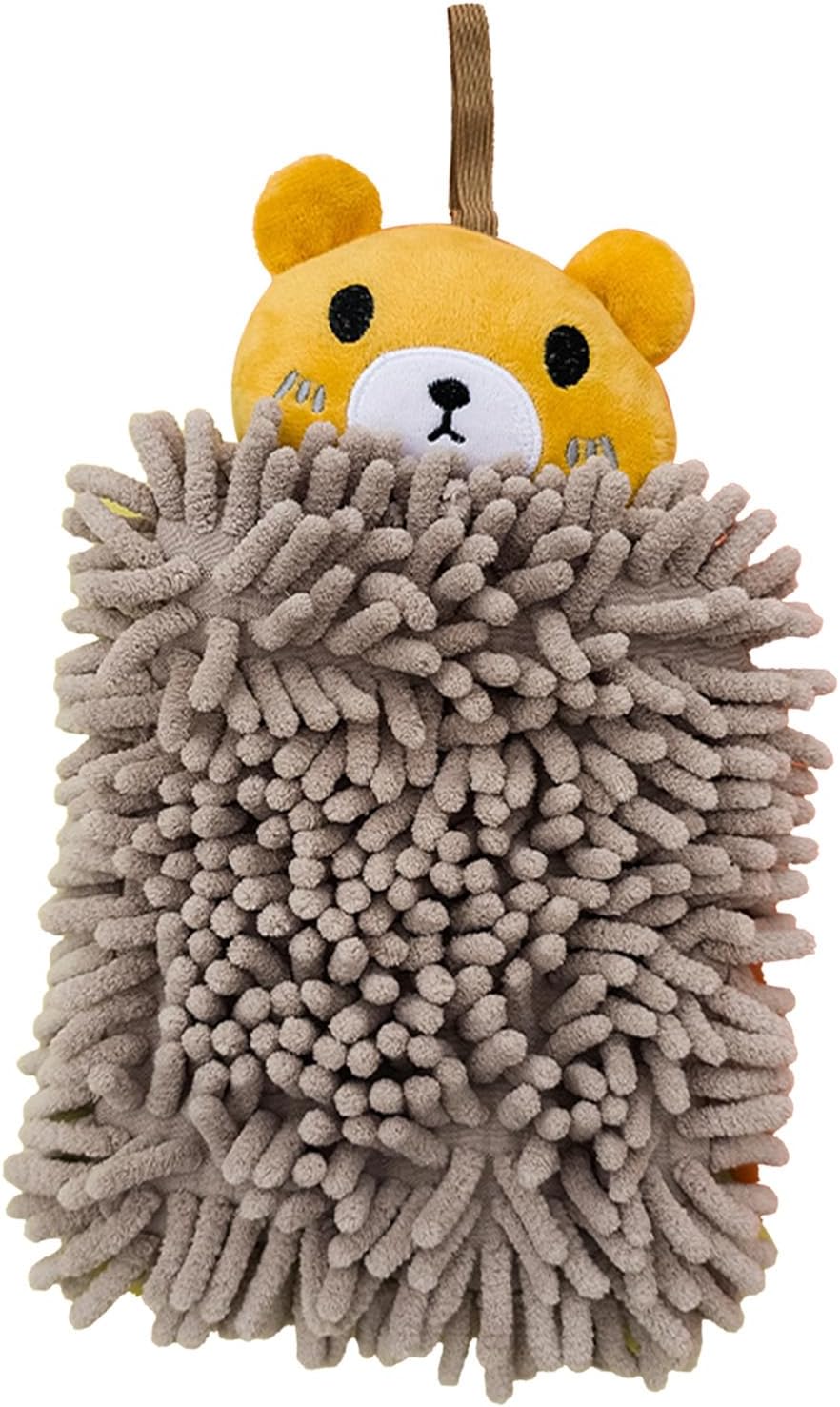 Kleines Mikrofaser-chenille-handtuch Mit Cartoon-motiv, Schnelltrocknend, Saugfähig, Mit Aufhängeschlaufe, Für Küche, Haushalt Und Bad