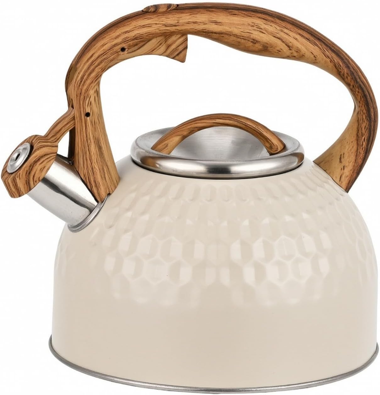 Vintage-eismaschine Mit Pfeifgeräusch, Edelstahlgehäuse, Ergonomisch, Für Herdplatten, Induktionskochfelder, Küche