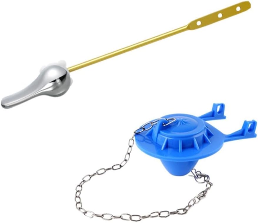 Spülventil Aus Zinklegierung Mit Pvc-klappe Für Spülkasten (blau)
