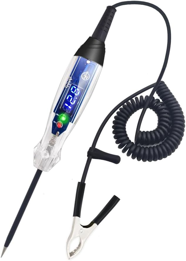 4-60v Dc Kfz-lichtspannungsprüfer, Digitaler Led-schaltungstester, Lampentester Mit Voltmeter, Automatischer Spannungsprüfer