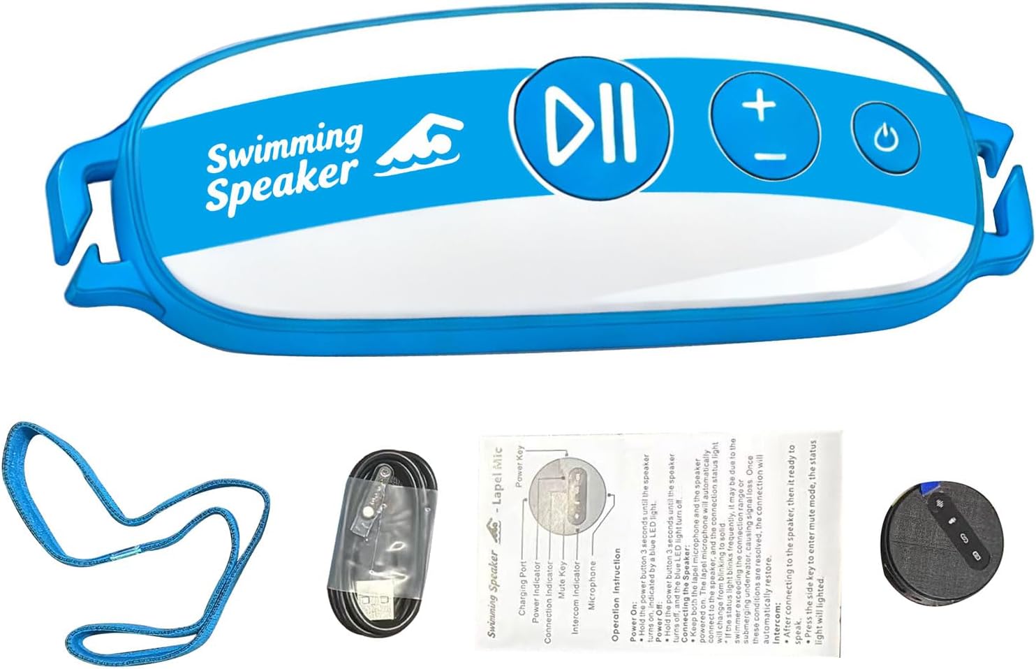 Schwimmlautsprecher Mit Knochenleitung, Ipx8-schutz Und 4 Gb Speicher