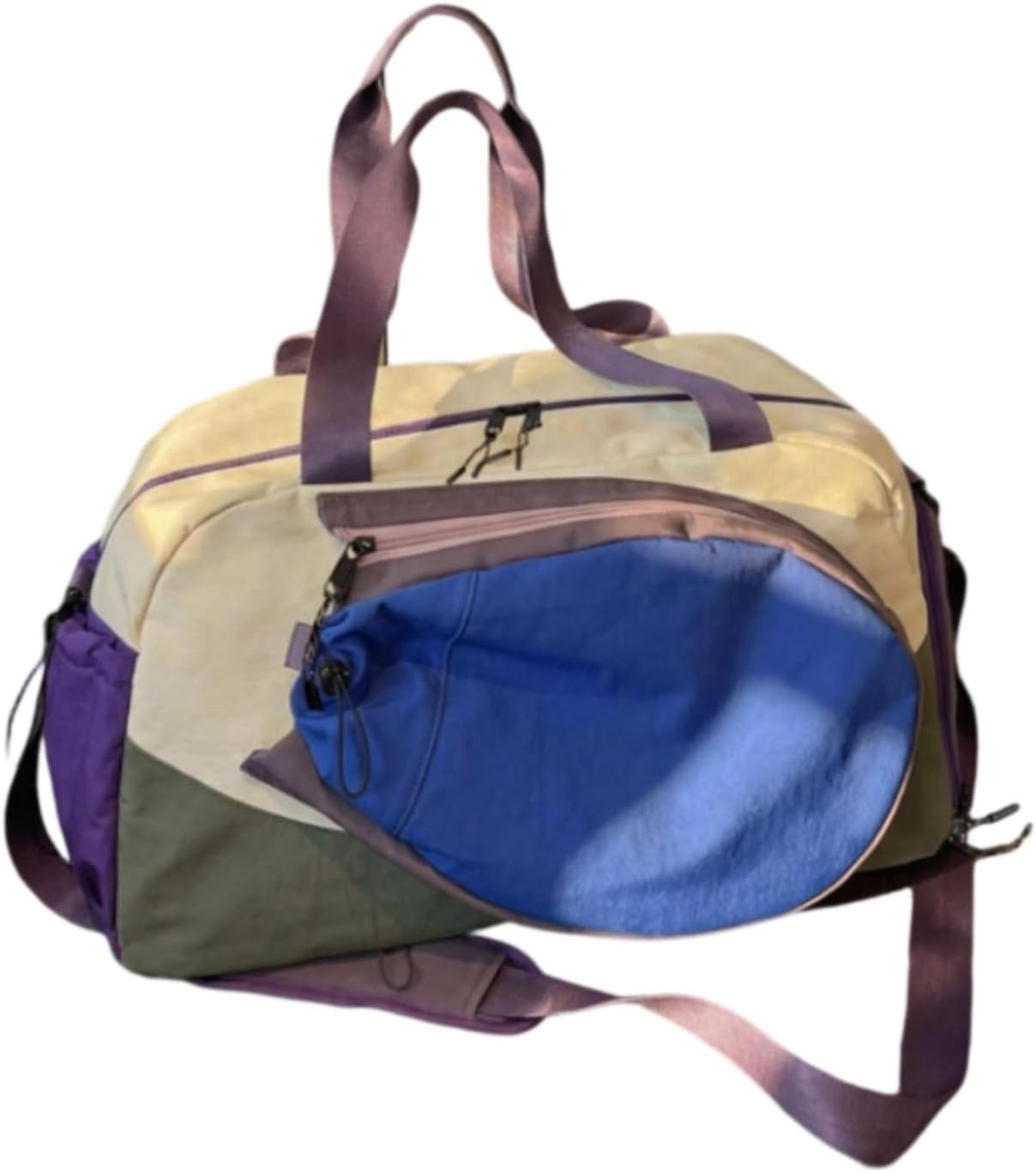 Reisetasche Mit Reißverschlusstaschen, Blau, Farbe Bis 2