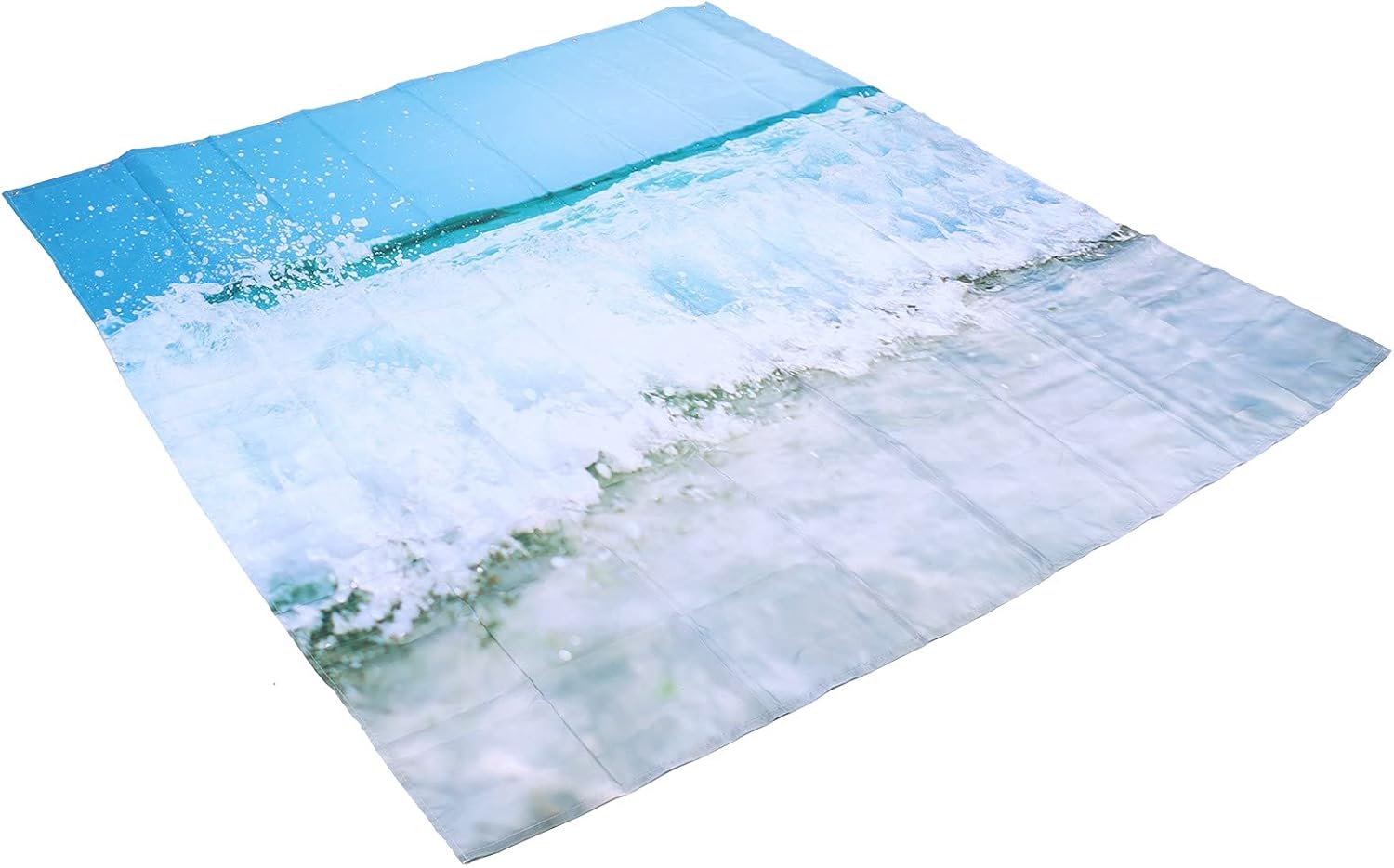 Duschvorhang Aus Polyestergewebe, 180 X 200 Cm, Wasserdicht