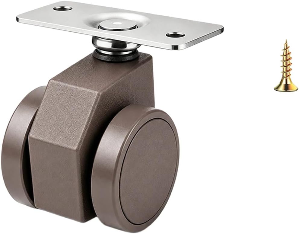 Schwerlast-möbelrolle Aus Stahl Und Abs, Tragkraft 400 Lbs (braun)