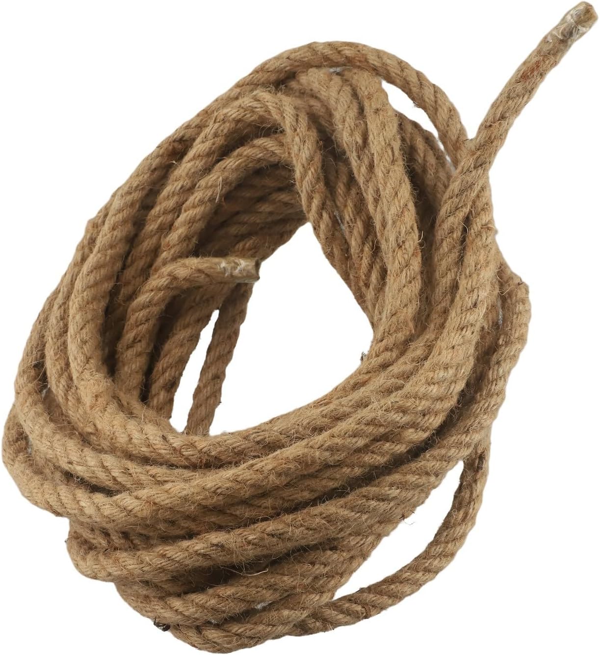 Naturjuteseil 12 Mm 10 M Handgeflochten