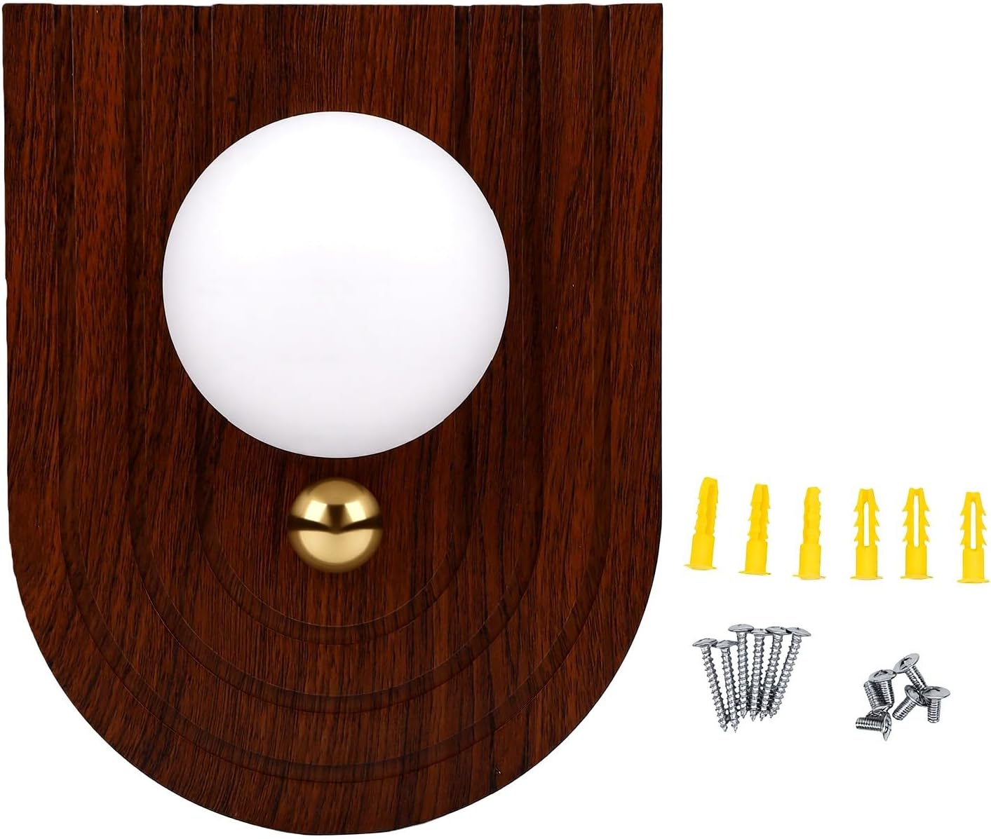 Wandleuchte Im Mid-century-stil Mit Bogenförmigem Kugeldesign