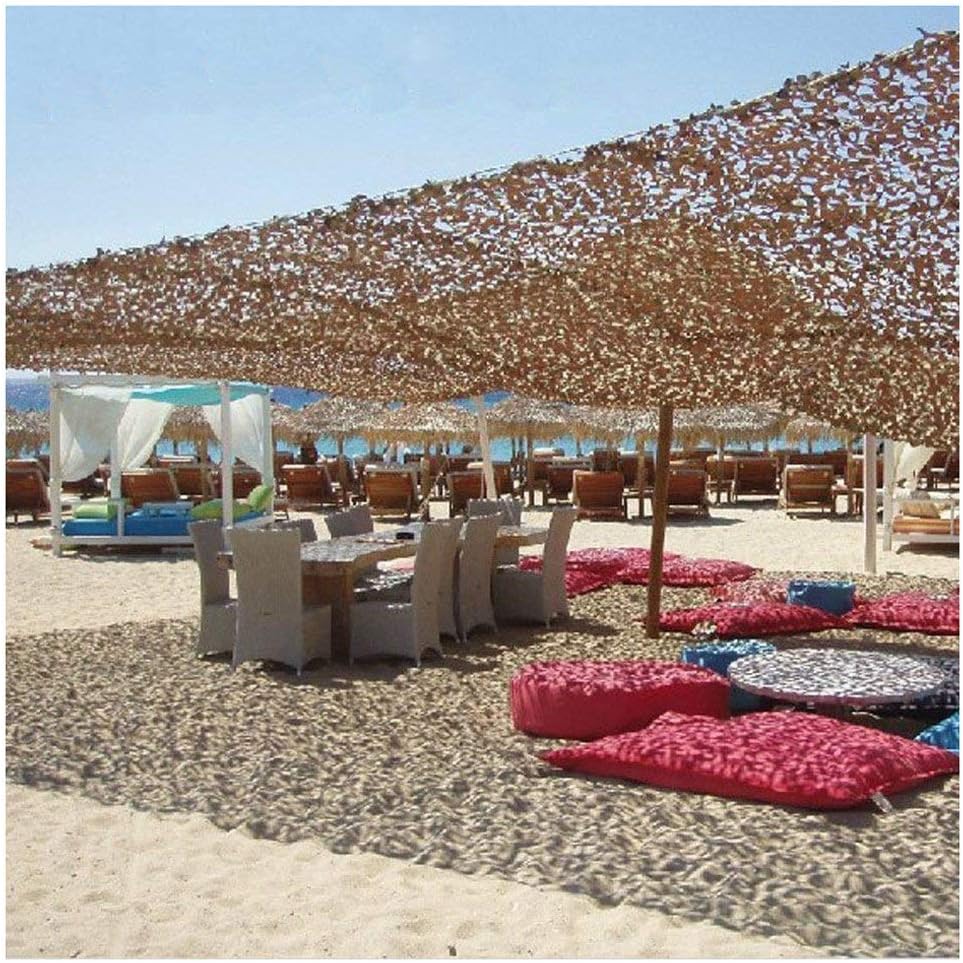 Tarnnetz, Verstärktes Markisennetz 3x3 M, 4x3 M Schattierungsnetz, Sonnenschutznetz, Zeltplane Für Camping Mit Zaun, Verschiedene Größen, Braun