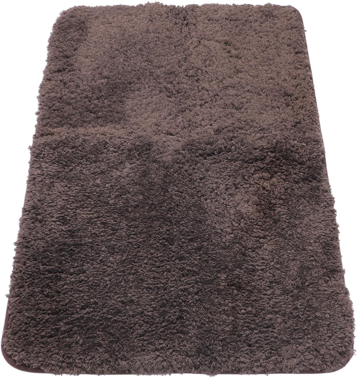 Rutschfeste Fußmatte Aus Polyesterfaser, 50 X 80 Cm, Dick, Wasserabsorbierend, Maschinenwaschbar, Für Eingangsbereich, Badezimmer, Zuhause (50 X 80 Cm)