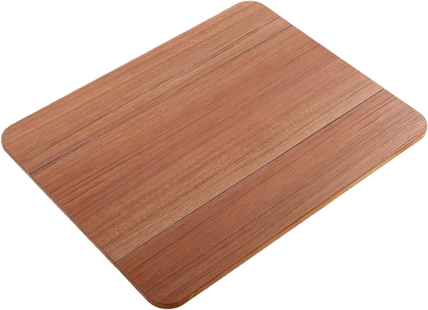 Klappbare Bootstischplatte Aus Massivholz, 595 X 480 Mm, Mit Abgerundeten Kanten, Für Wohnmobile, Yachten Und Nutzfahrzeuge