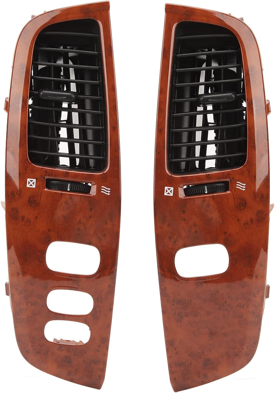 Lüftungsgitter-set (links Und Rechts) Aus Holz, Passend Für Ford Fj100 (1998–2007), Inklusive Rahmen