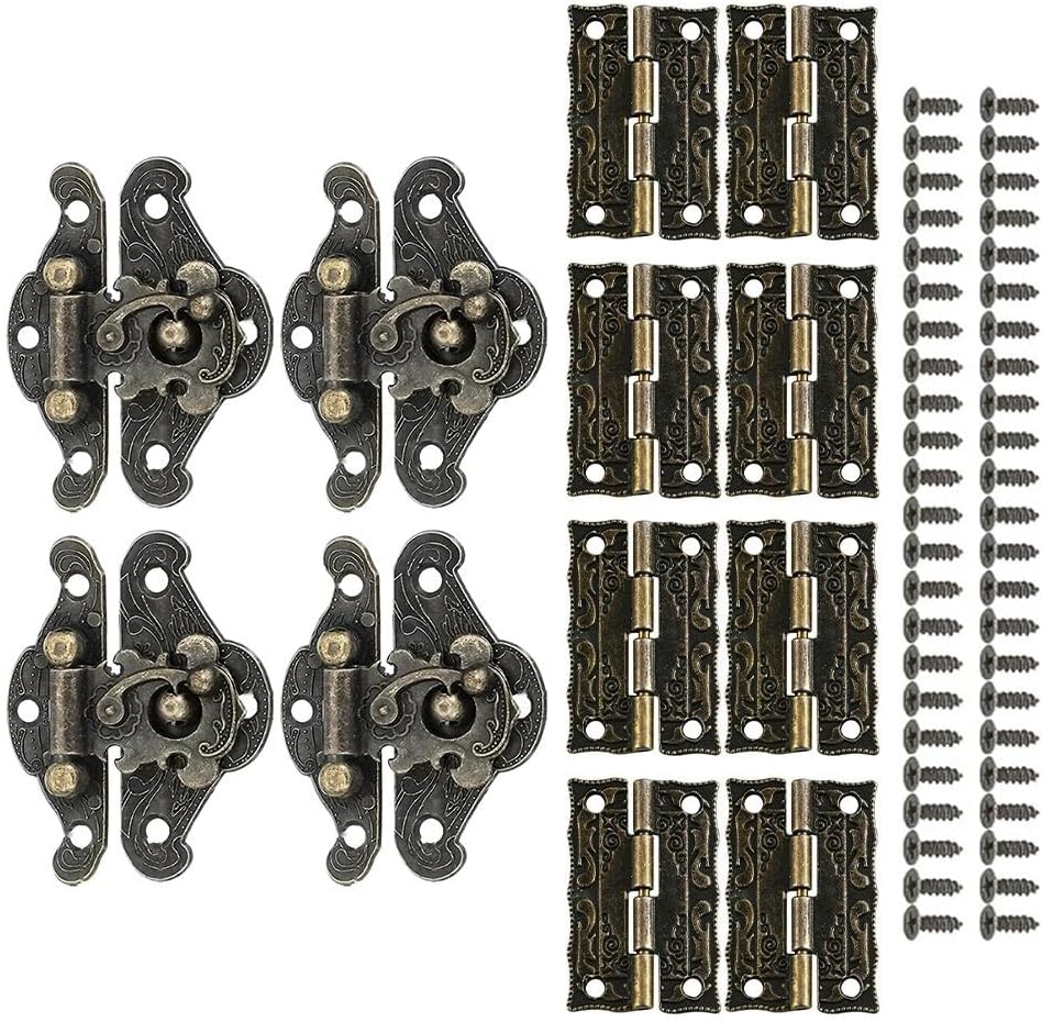 Stück Dekorative Hakenverschlüsse Aus Bronzefarbener Zinklegierung