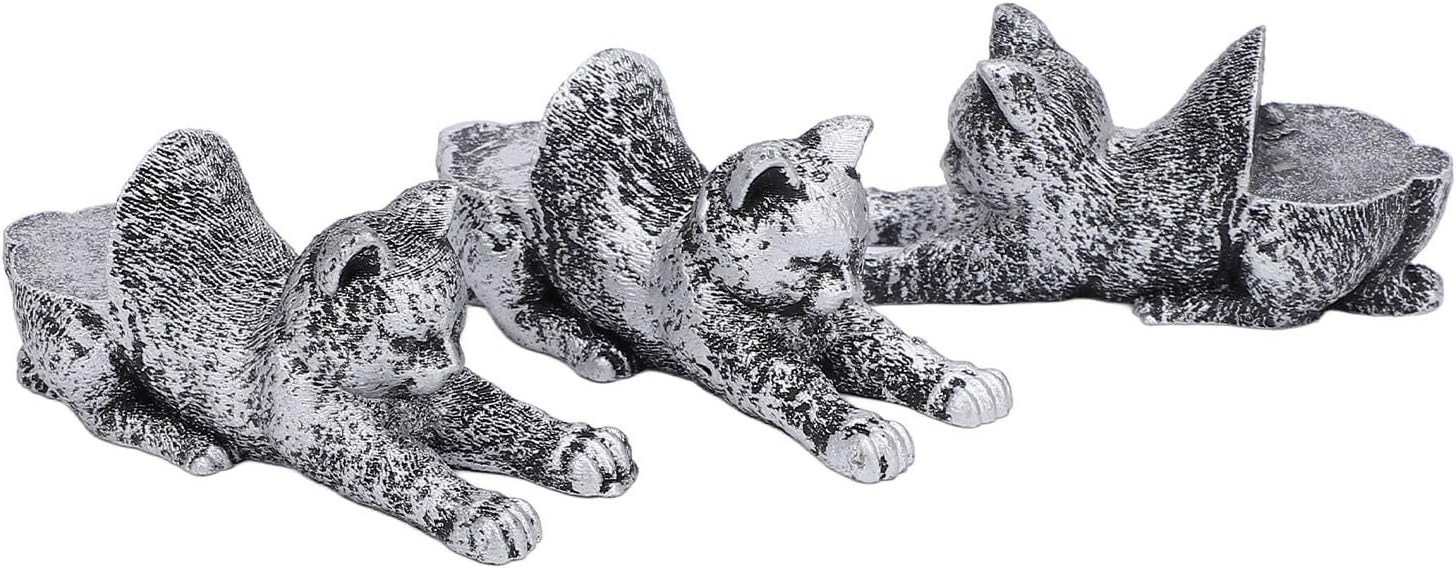 Katzen-pflanzenständer, 3-teilig, Für Drinnen Und Draußen (lazy Cat)