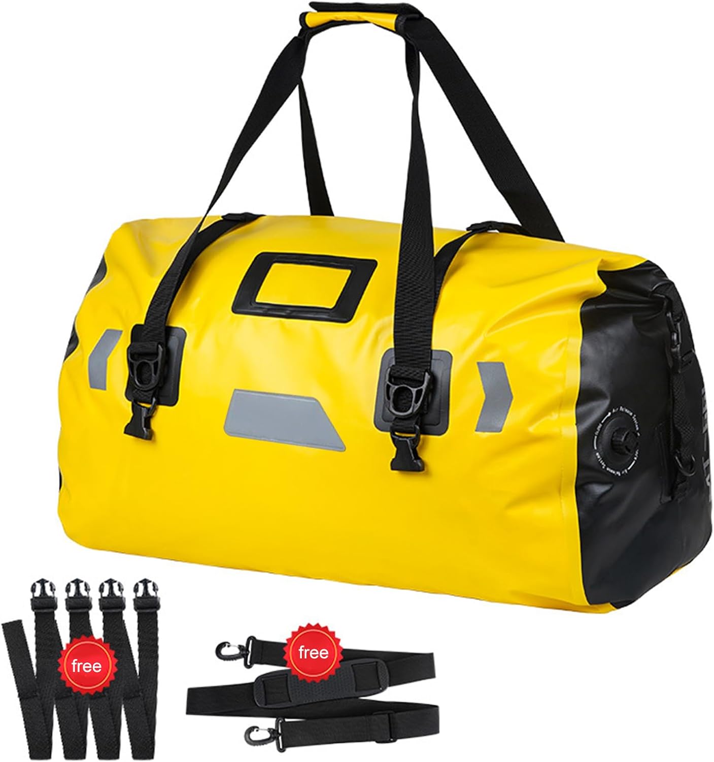 Reflektierende Motorradgepäcktasche Aus Pvc, Wasserdichte Tasche Zum Skifahren, Reisen, Wandern, Camping, Outdoor-zubehör, Mehrere Tragemöglichkeiten Mit Gurten
