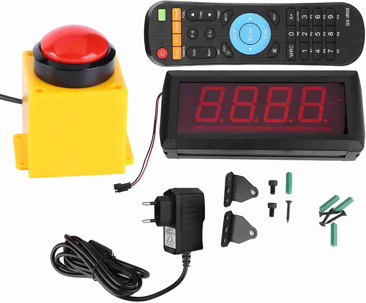 Led-countdown-timer, 10-sekunden-herausforderungsspiel Mit Fernbedienung Für Aktivitäten Und Werbung In Einkaufszentren (eu-stecker)