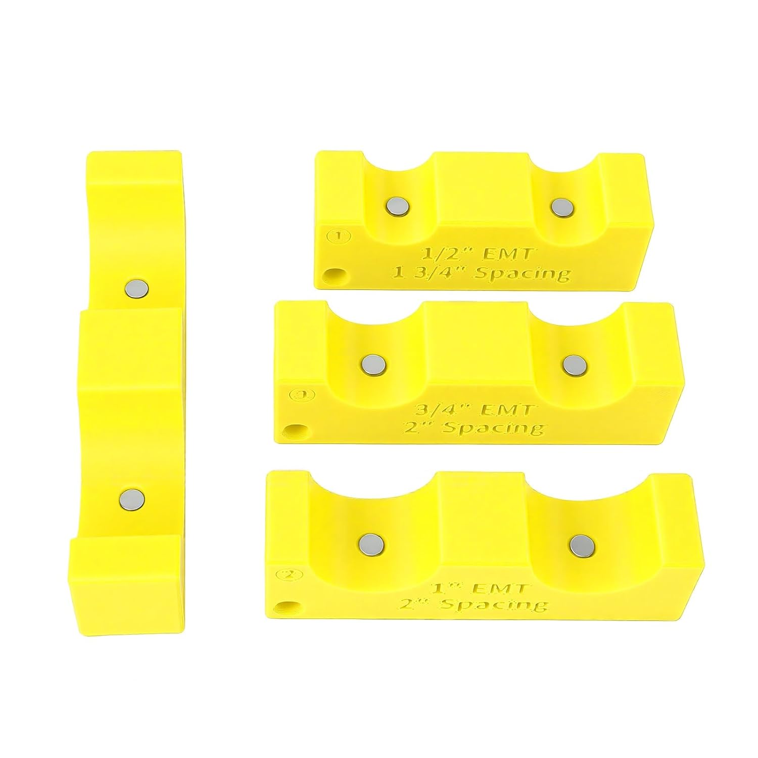 Satz Mit 4 Magnetischen Rohrabstandshaltern Für 1/2"-emt-rohre