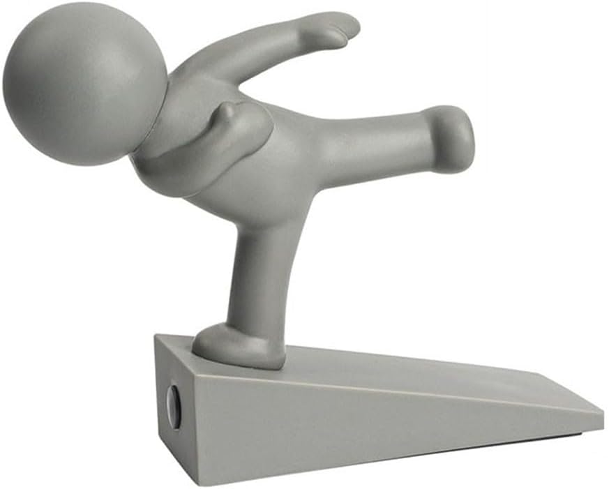 Türstopper Zur Dekoration, Rutschfest, 10 Cm, Kunststoff (grau)
