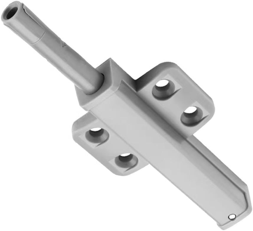 Geräuschloser Türstopper Mit Integriertem Stoßdämpfer, Metall (grau)
