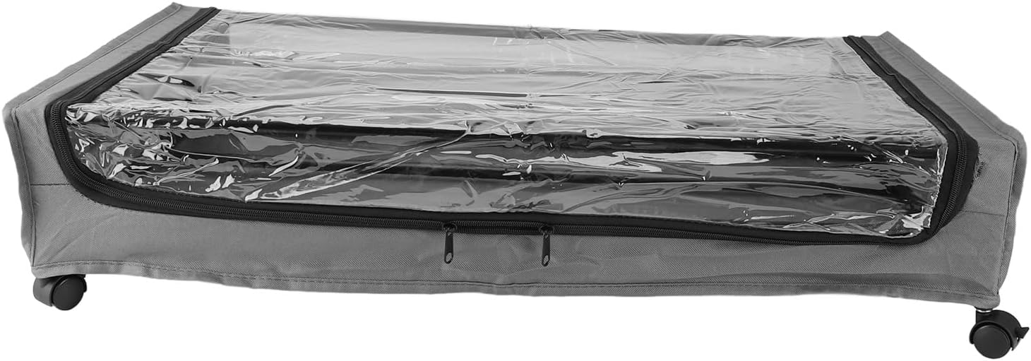 Unterbett-aufbewahrungsbox, Oxford-gewebe Und Stahl (grau)