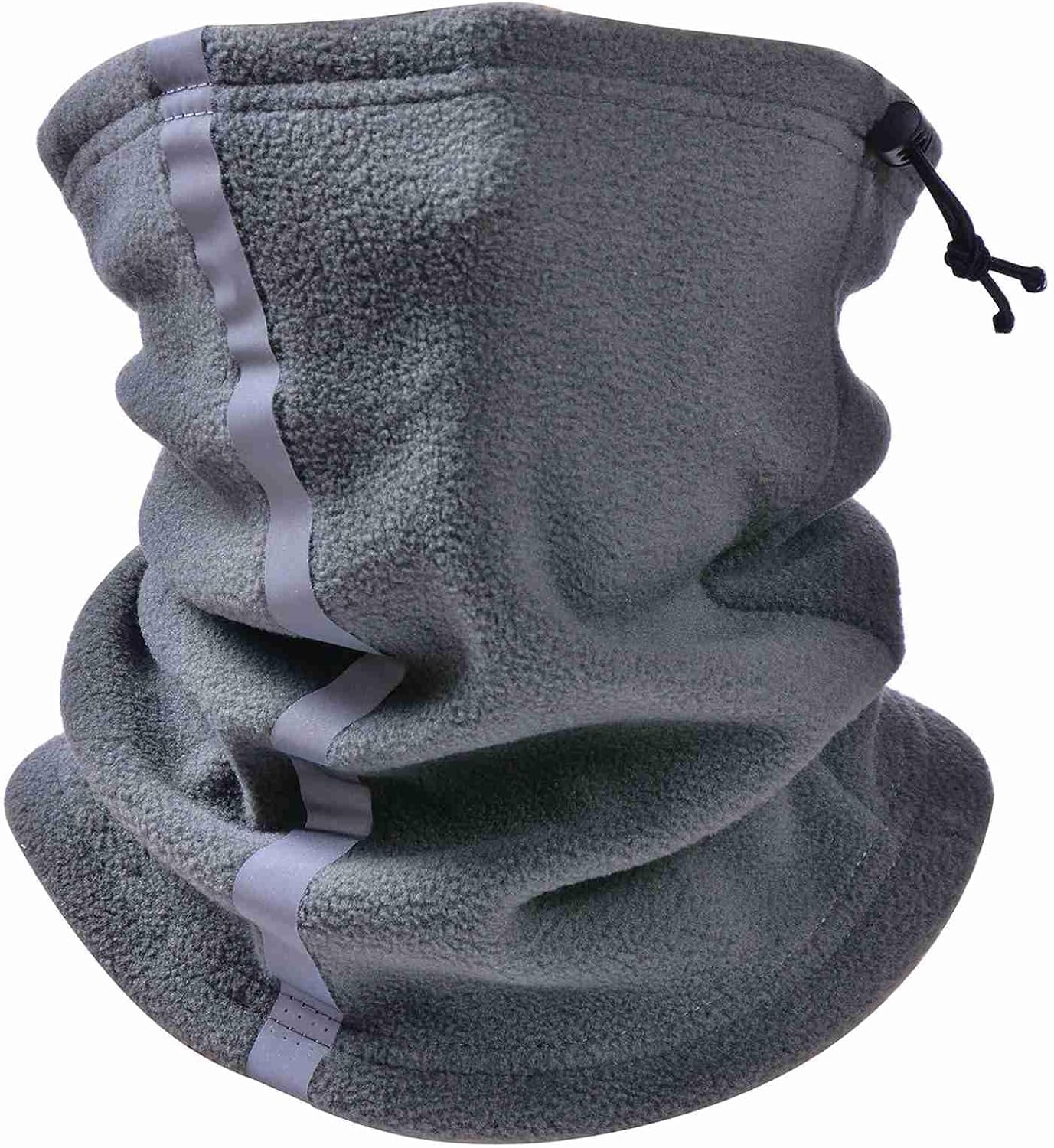 Verstellbarer, Reflektierender Fleece-nackenwärmer Für Damen Und Herren, Warmer Winterschal Zum Skifahren, Radfahren Und Laufen, Leichtes Und Atmungsaktives Fleece