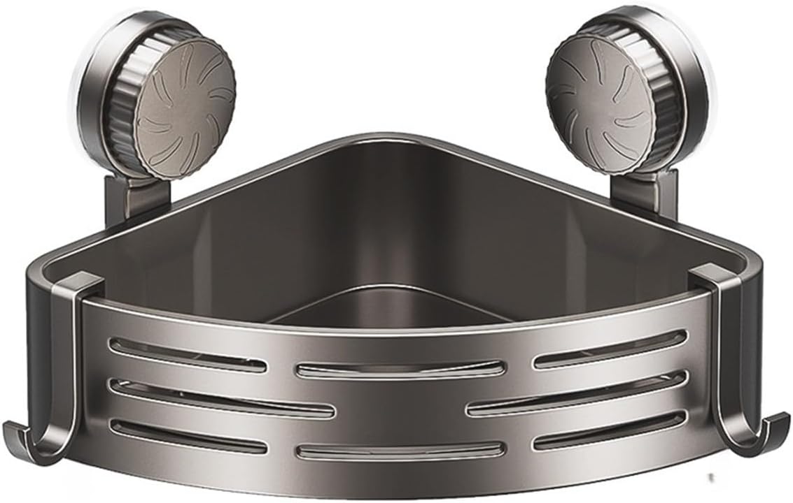 Eckduschablage Mit Saugnapf, Abs Grau, 29 Cm (ohne Stange)