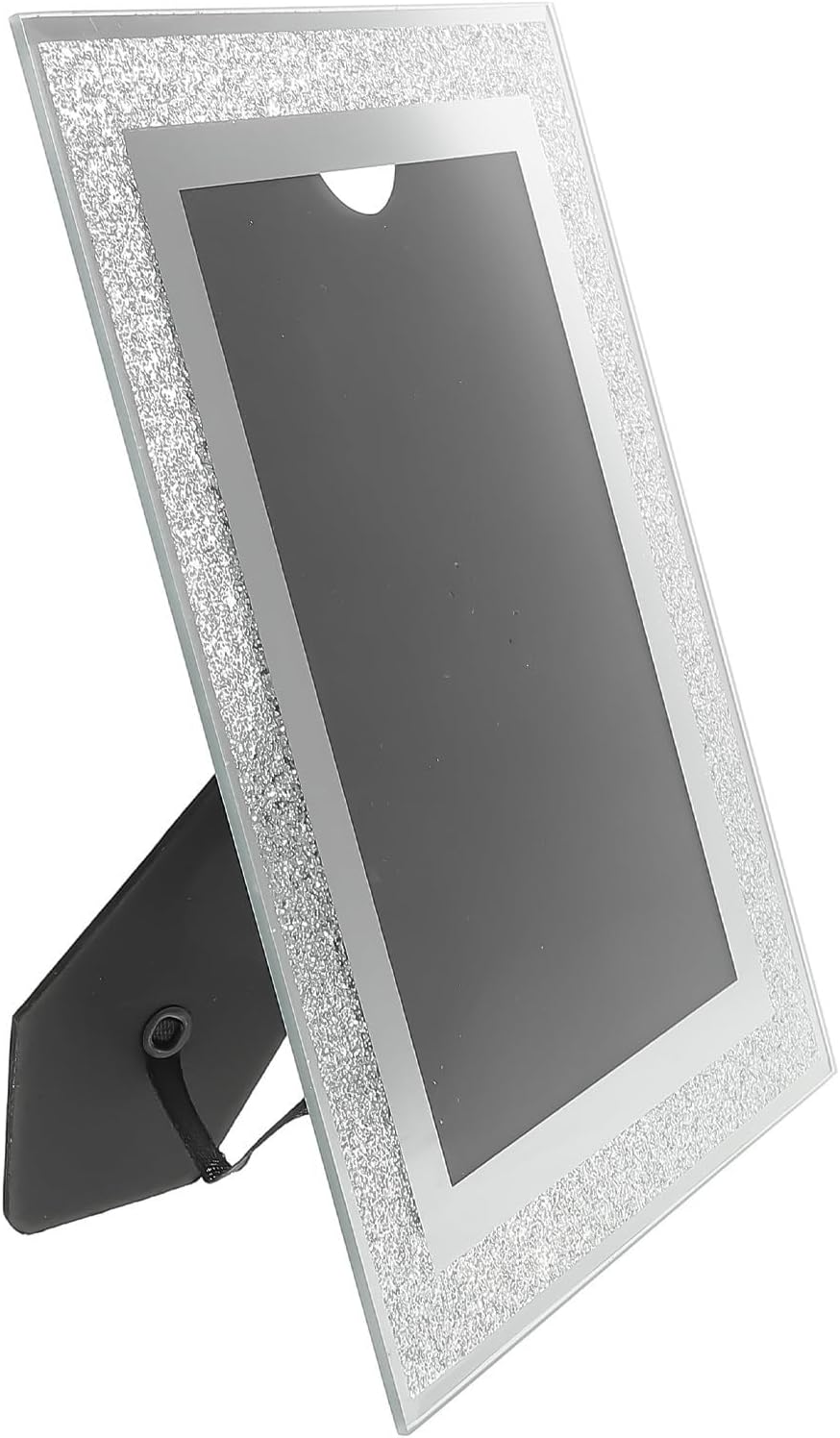 Schlichter Dekorativer Bilderrahmen Mit Elegantem Silbernen Glasfinish, Geeignet Für Fotos Im Format 10,2 X 15,3 Cm, Erhältlich In Verschiedenen Ausführungen Für Büro Und Esszimmer