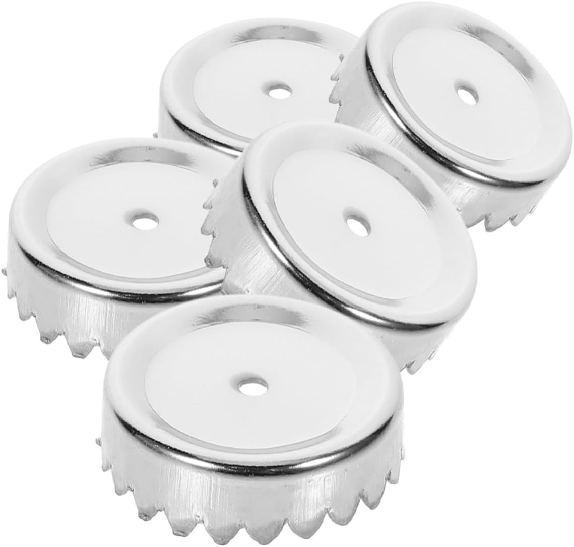 Magnetische Seifenschalendeckel, 5-teiliges Set, Silberfarbener Edelstahl, Kompakt Und Leicht Zu Transportieren Für Bad Und Küche