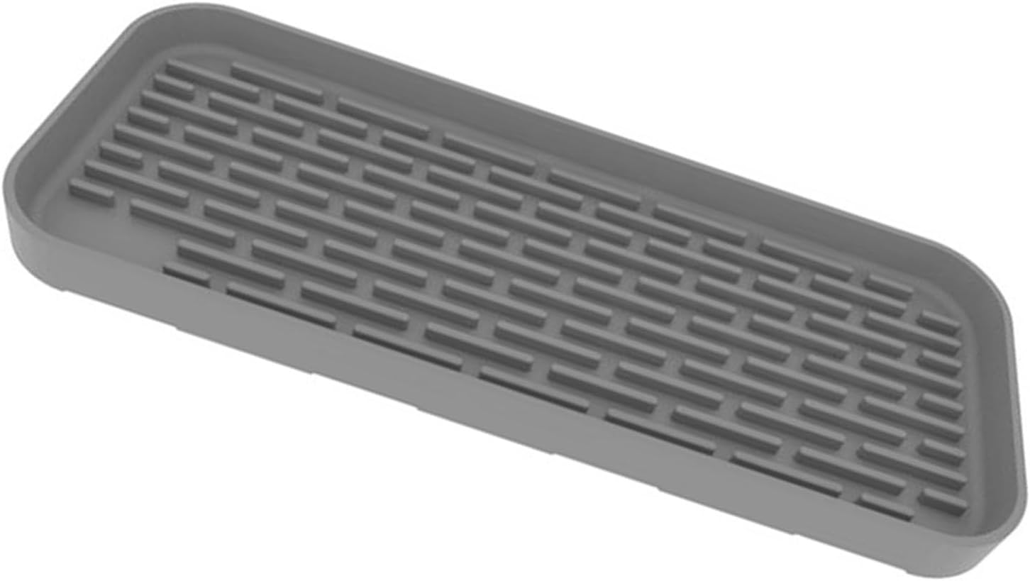 Silikon-abtropfmatte Für Tassen, Für Die Küchenarbeitsplatte, Mit Rutschfestem Abfluss, Zur Aufbewahrung Von Tassen, Gläsern Und Besteck