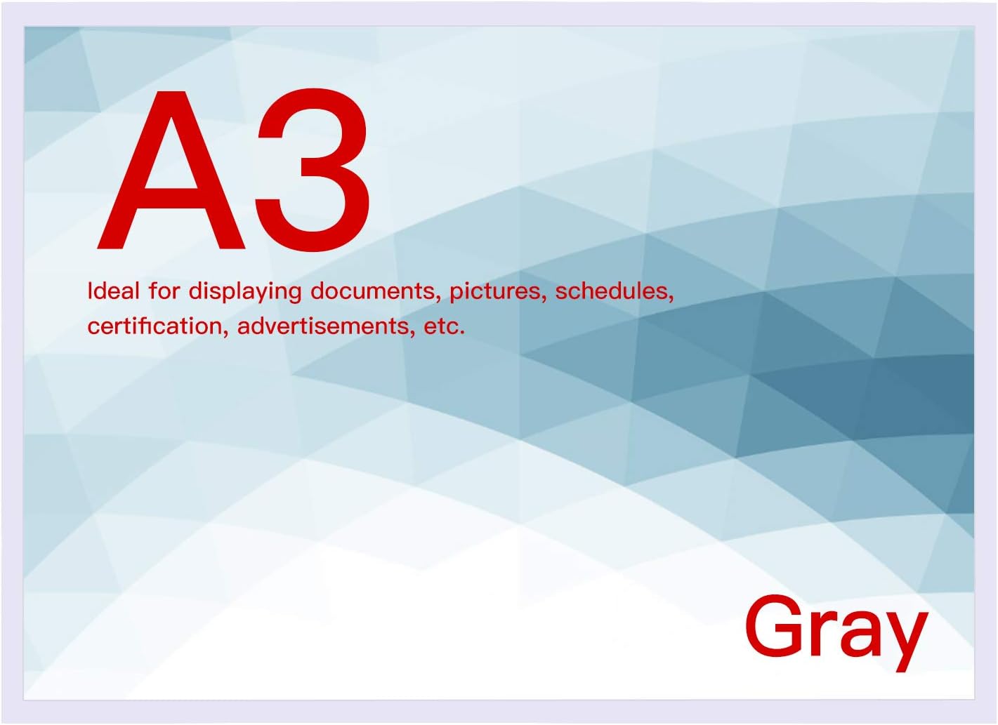 A3-magnetrahmen, Dokumentenhalter, Pvc-poster