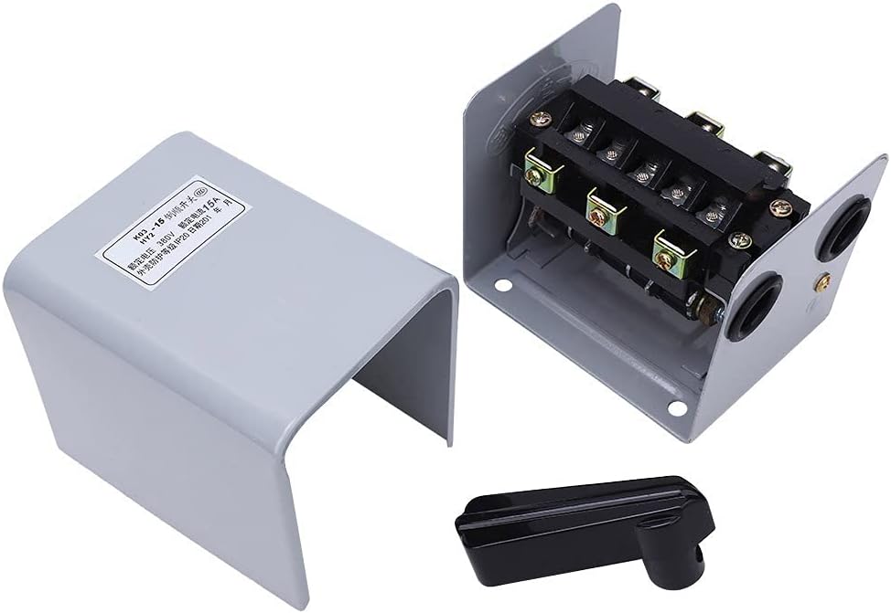 Wendeschalter, Cw/ccw-drehrichtungssteuerung Für Dreiphasige Dreileiter-wechselstromsysteme Mit 50 Hz, Mit Leichtgängigem Griff Und Einfacher Verdrahtung, Hy2 15 Hy2 30 60 (-15)