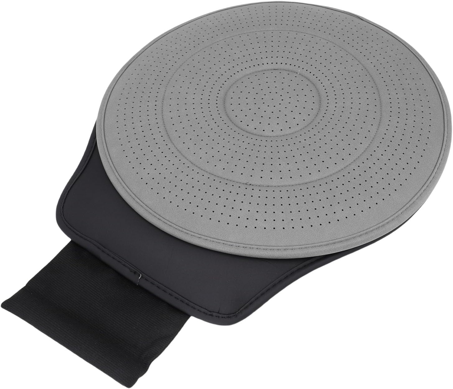 Drehbares Autokissen, 40 Cm Pu-lederstütze (grau)