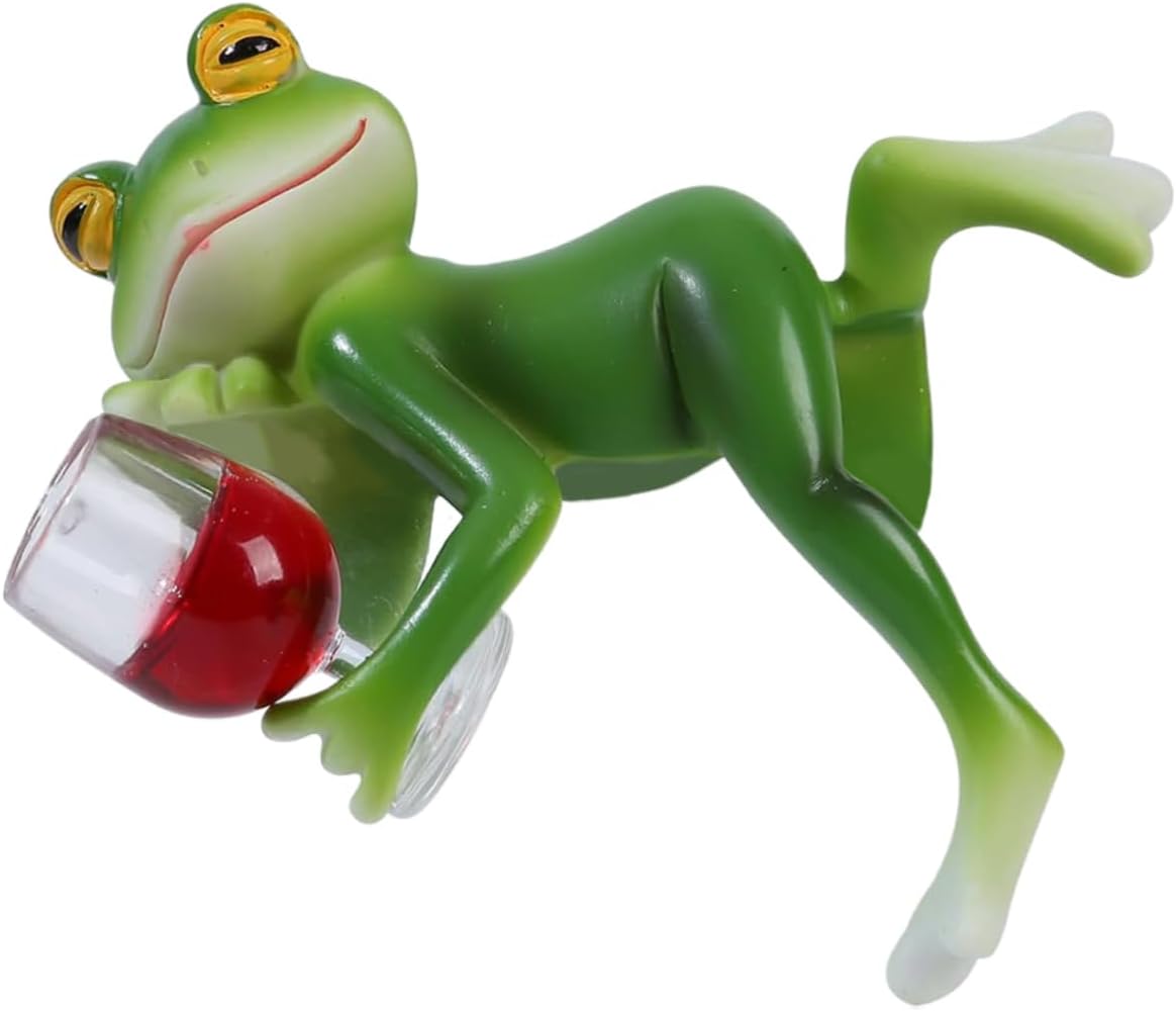 Froschfigur Aus Kunstharz Für Gartendekoration, Tierornamente, Blumentopfhalter