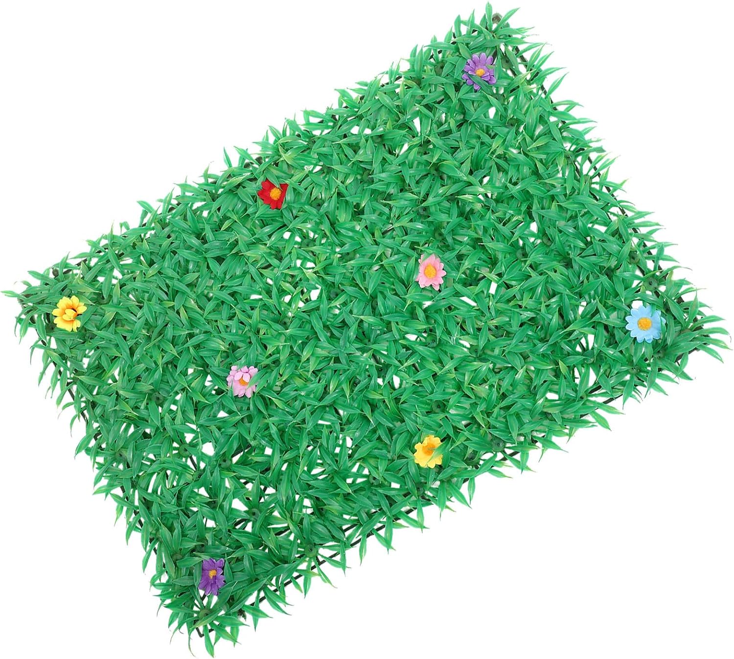 Künstliche Grüne Pvc-wandhecke, Wanddekoration
