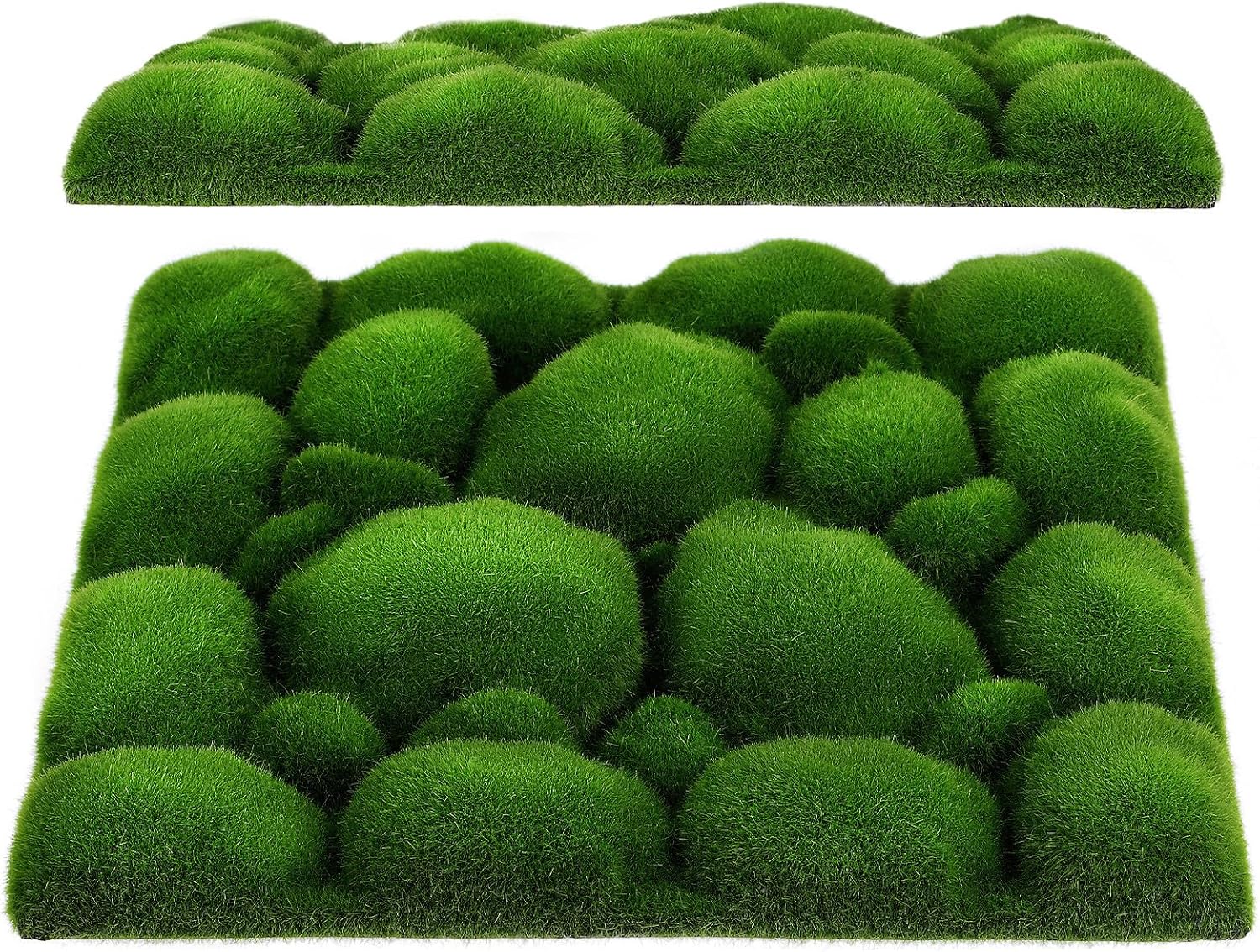 Strapazierfähige, Grüne Wandpaneele Aus Künstlichem Schaumstoff, 2er-pack, Verschleißfest, Farbecht, Kunststoff-pflanzenwanddekoration Für Wanddekoration Und Hochzeitskulisse