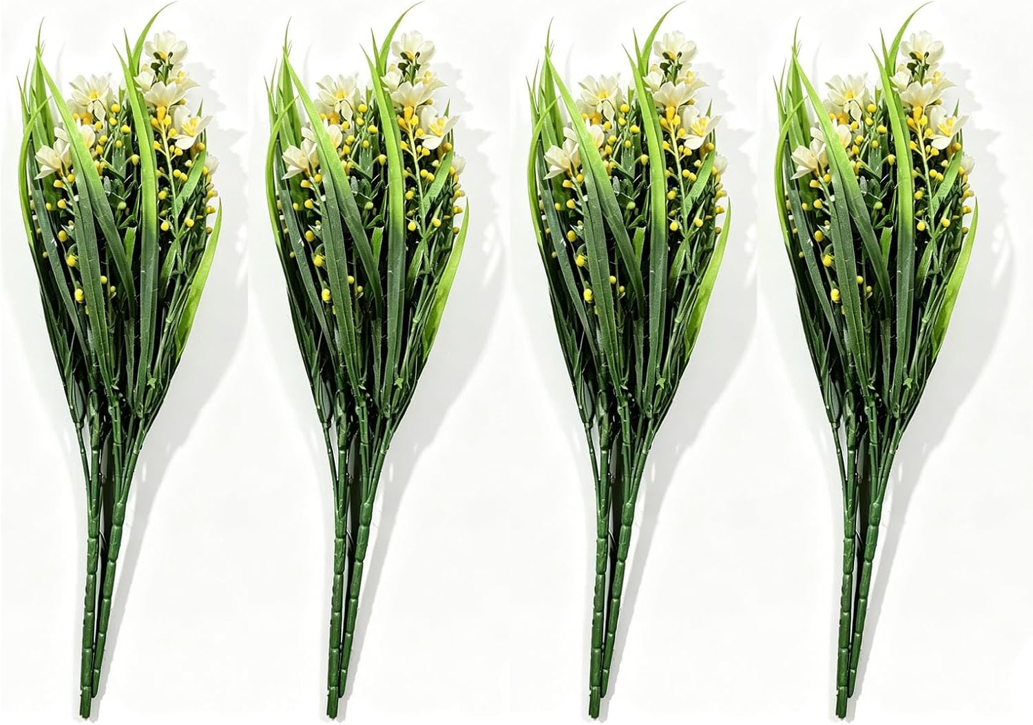 Stück Kunststoffblumen Mit Stiel Für Drinnen Und Draußen