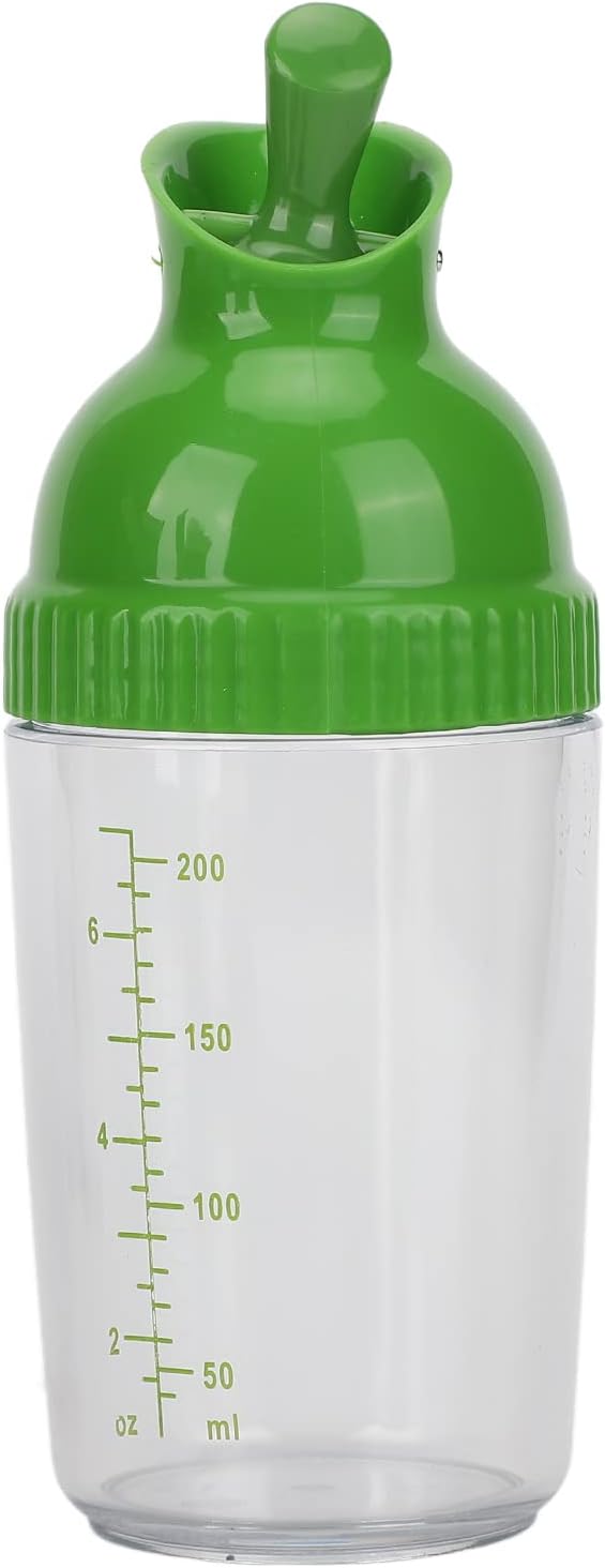 200 Ml Auslaufsicherer Salatdressing-shaker Mit Einhand-klappdeckel Zur Aufbewahrung Von Küchengewürzen
