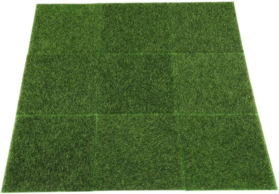 Waschbare Kunstrasenmatte, 10 Stück, Kunstrasen Für Diy-projekte, Gartengestaltung, Puppenhaus, Aquarium