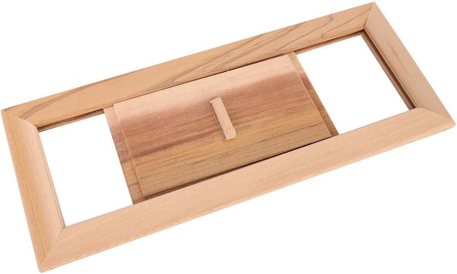 Lüftungsgitter Aus Zedernholz Mit Einstellbarem Luftstrom Für Sauna