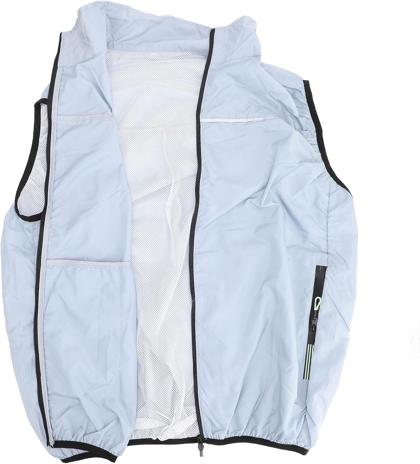 Elektrisch Kühlende Arbeitsweste Mit Klimaanlage, Atmungsaktives Polyester, 3 Lüfterstufen, Perfekt Für Outdoor-aktivitäten Und Freizeitaktivitäten