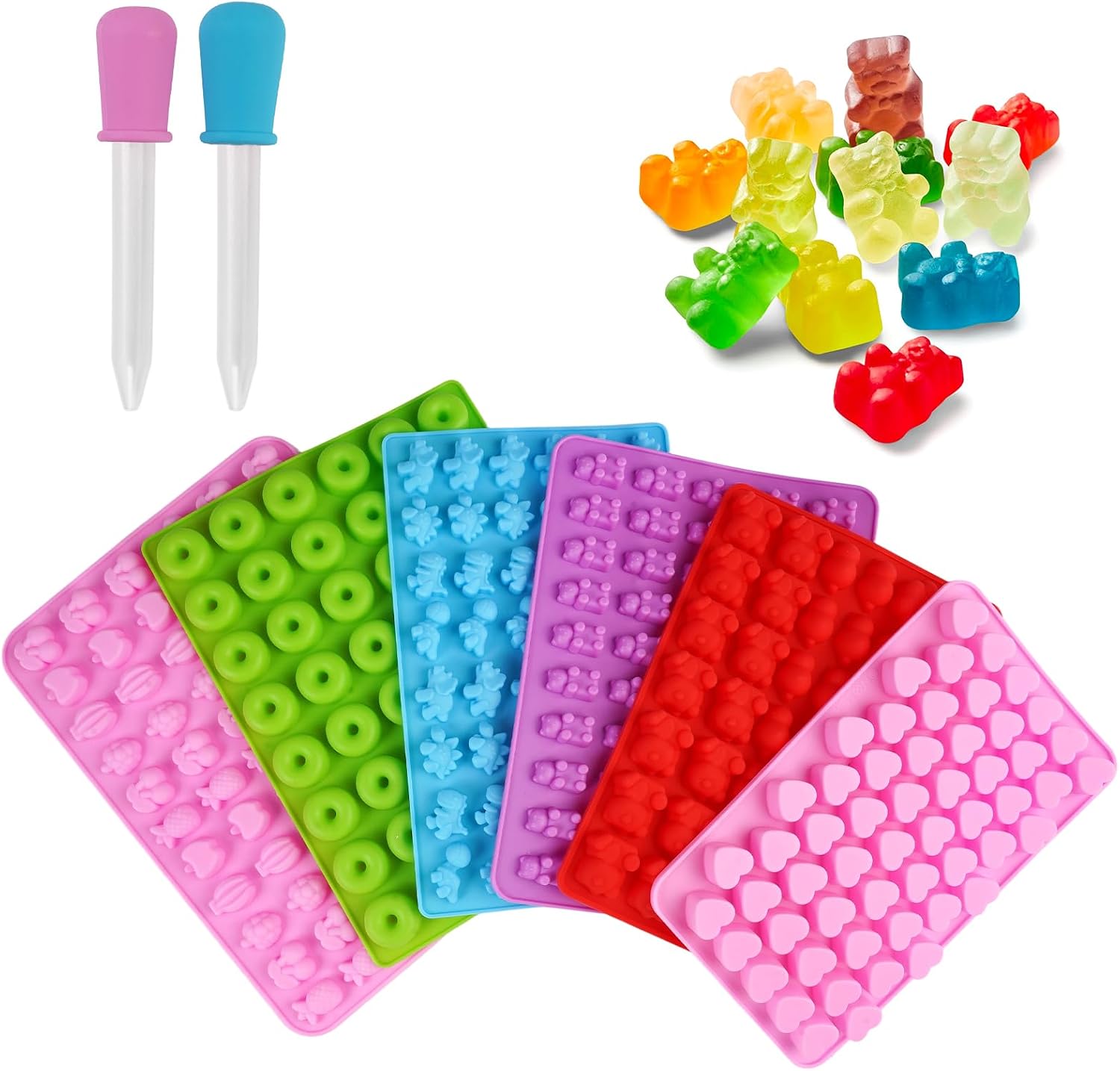 Stück Bpa-freie Gummibärchenformen