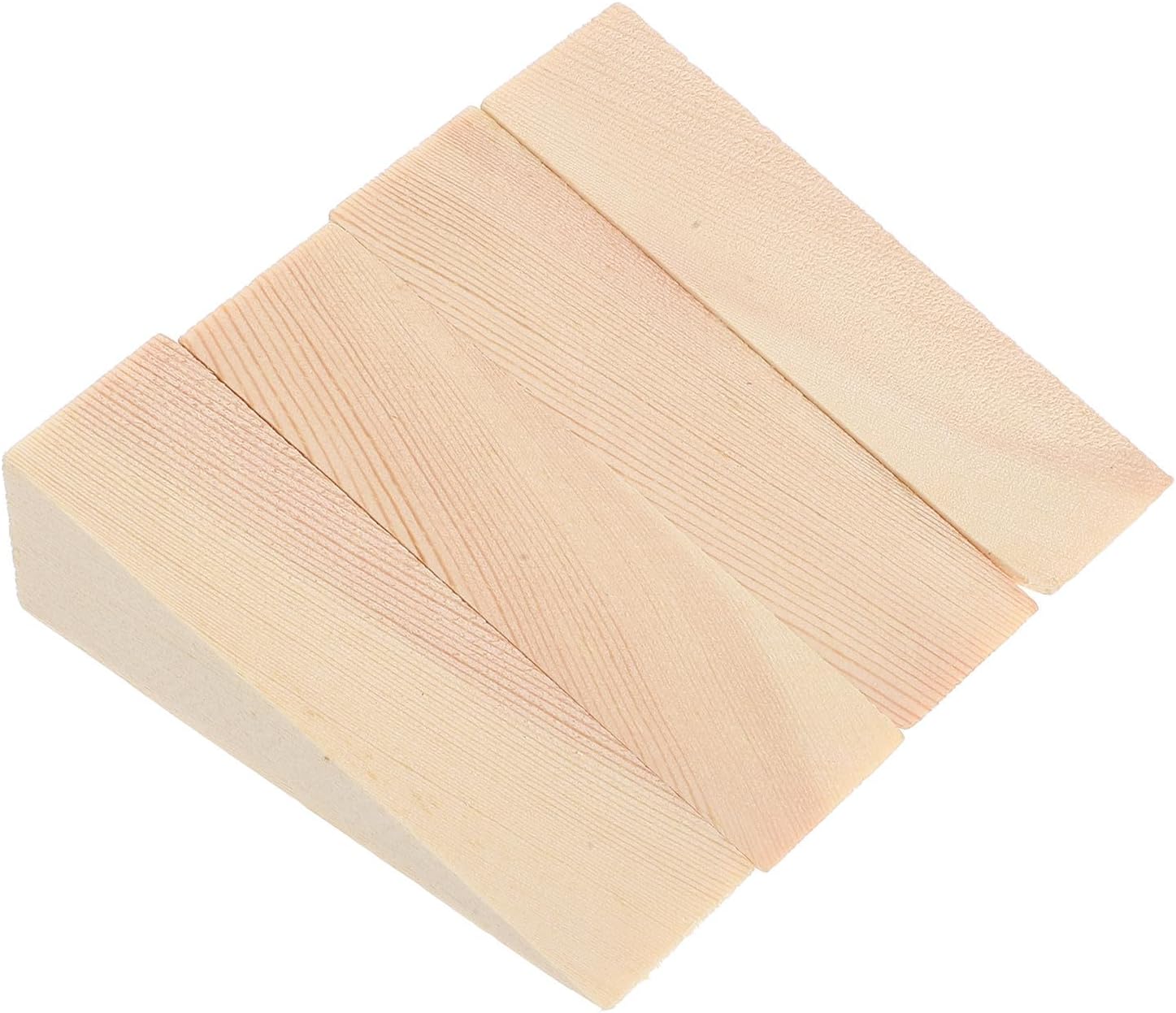 Set Mit 4 Rutschfesten, Dreieckigen Türstoppern Aus Holz Für Schwere Türen, Wandschutz Für Büro Und Zuhause, Modernes Und Funktionales Design